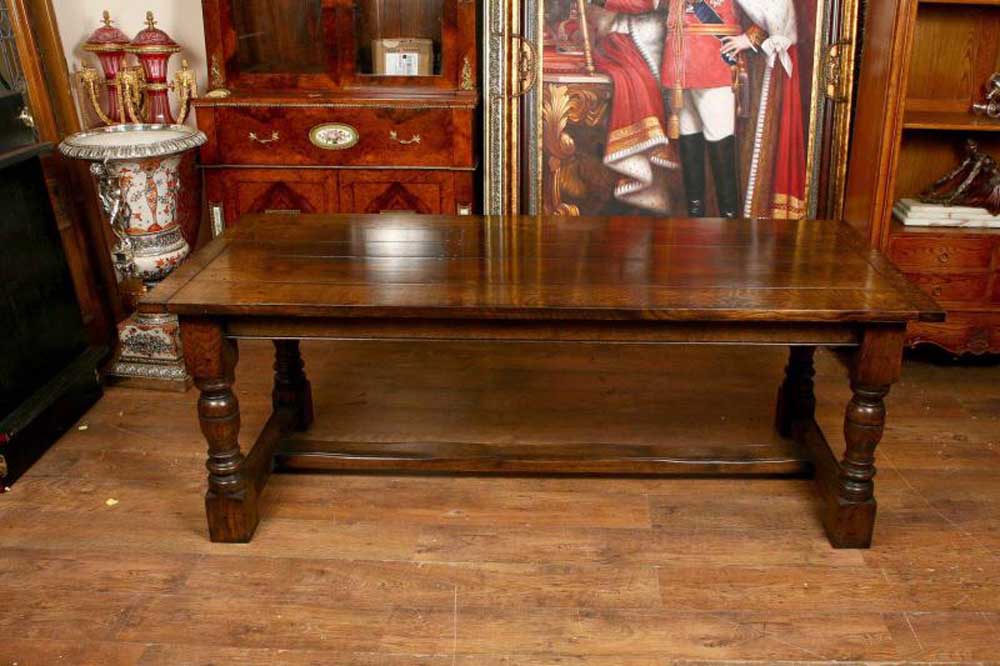 Classic English Oak Refectory table 