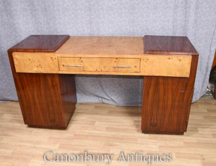 Art Deco Desk Walnut Rosewood Writing Table Furniture