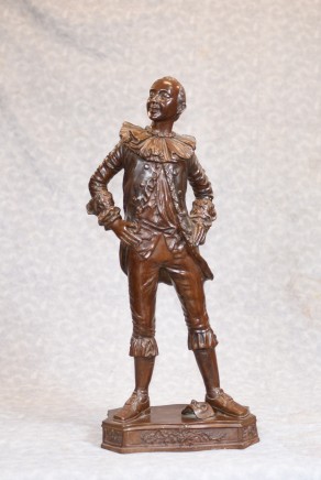 Bronze Actor Statue - Shakesperian Classical Elizabethan Thespian Casting