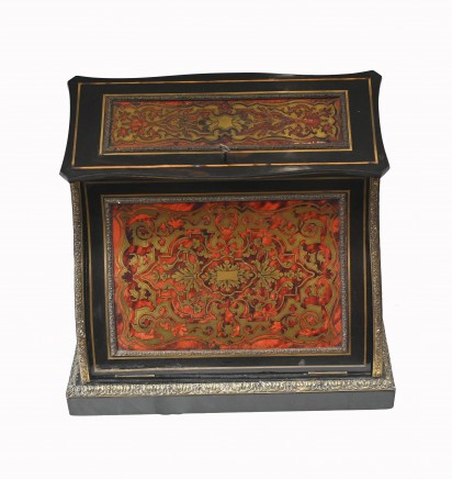 French Boulle Desk Companion Letter Box Inlay