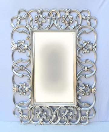 Gothic Mirror Silver Gilt Mantle Glass Mirrors