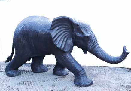 Large Bronze Elephant Statue Garden Casting