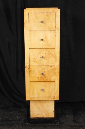 Single Art Deco Tall Boy Chest Drawers 1920s Furniture
