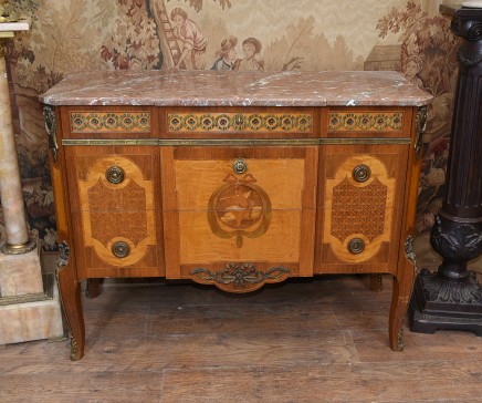 Swedish Commode Chest of Drawers Marquetry Inlay 1920