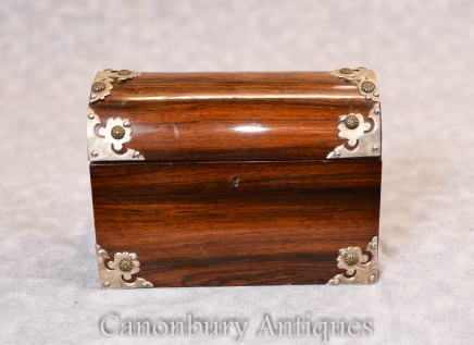 Walnut Victorian Jewellery Perfume Box Case
