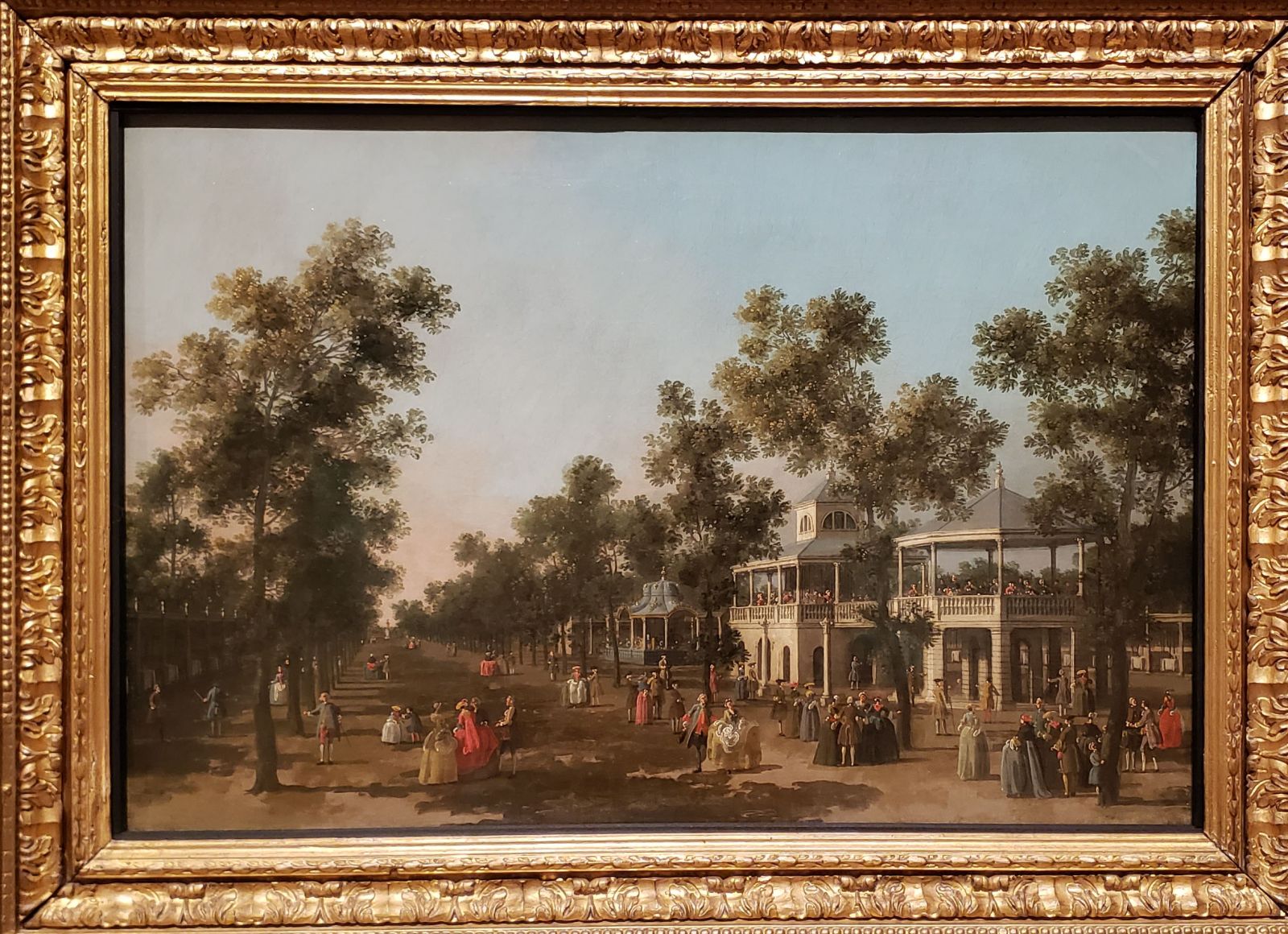 Canaletto - TheGrand Walk, Vauxhall Gardens (1751)