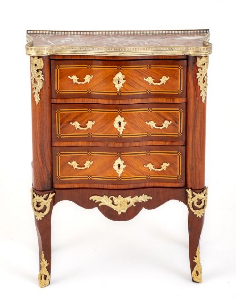 Antique French Commode Chest Drawers Empire 1870