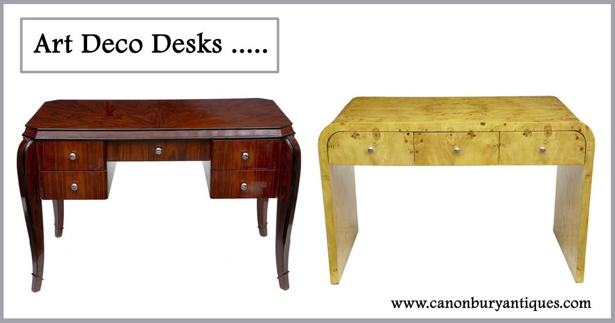 Art deco furniture - desks