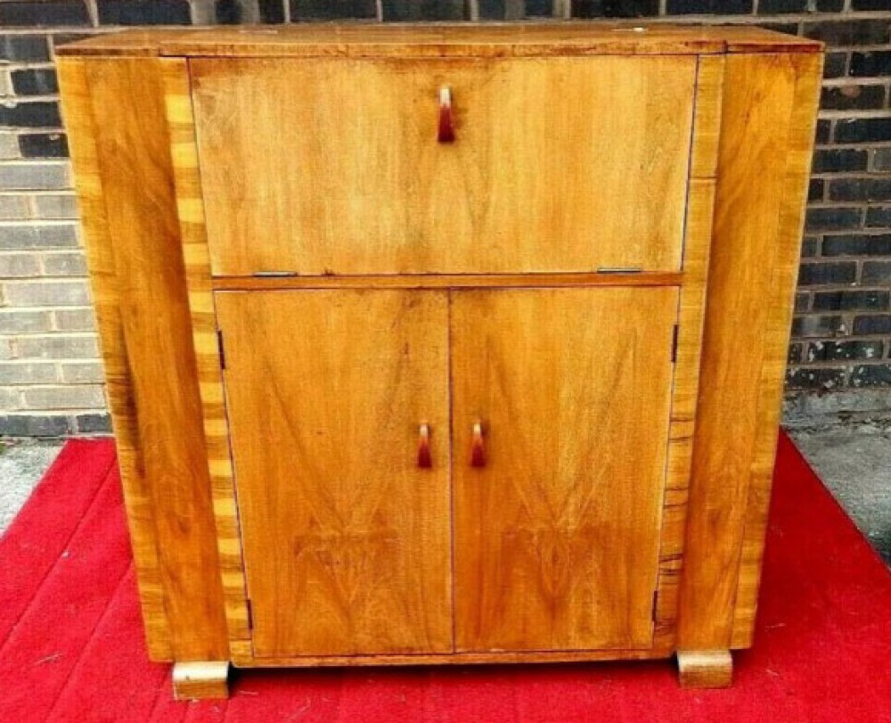 Art Deco Cocktail Cabinet Drinks Chest 1930