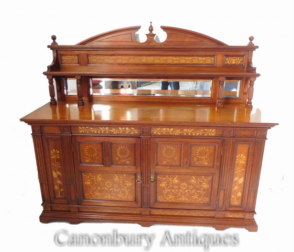 Arts and Crafts Sideboard - Antique Edwardian Buffet Circa 1900