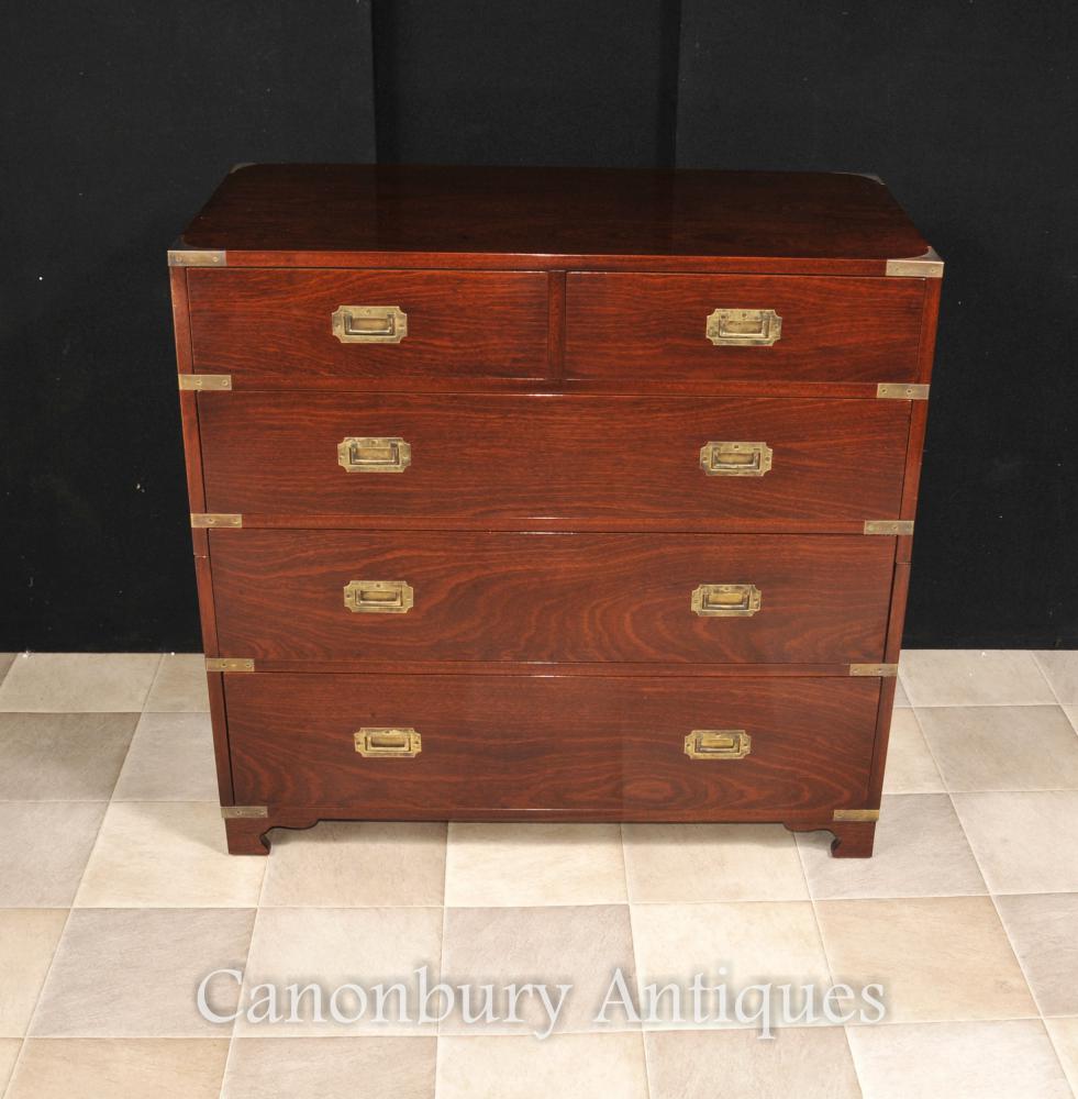 Classic Campaign chest of drawers