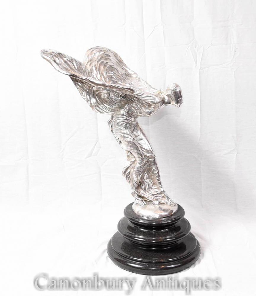 Classic Rolls Royce Flying Lady bronze by Charles Sykes