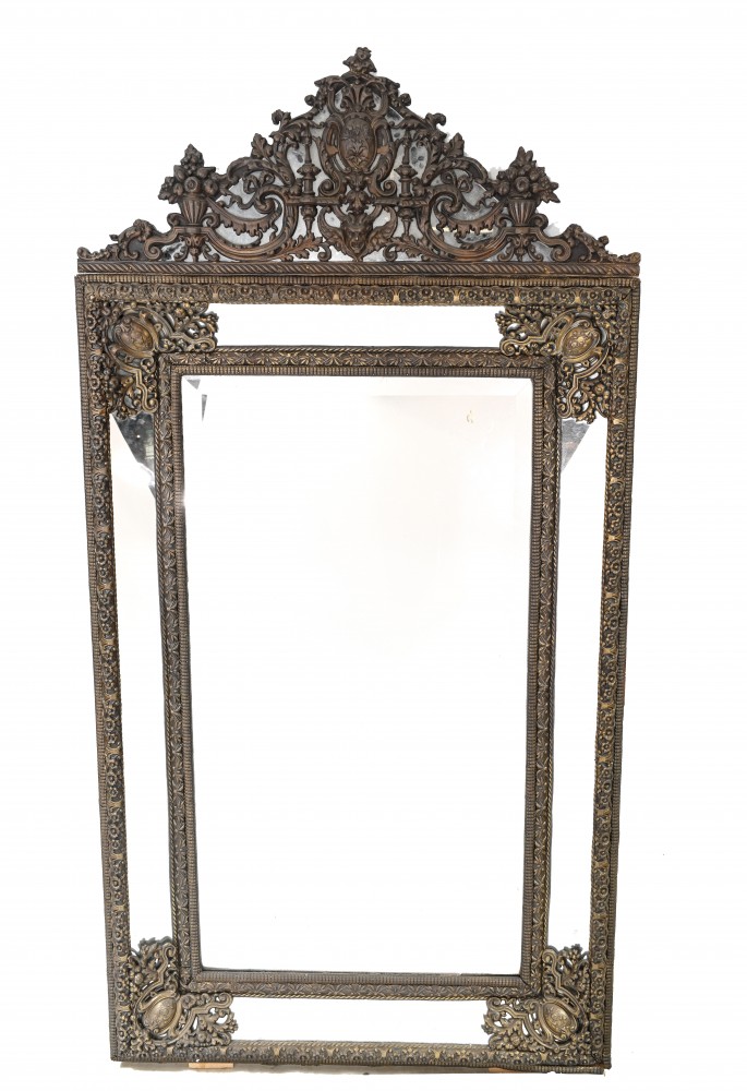 French Cushion Mirror Antique Pier 1840