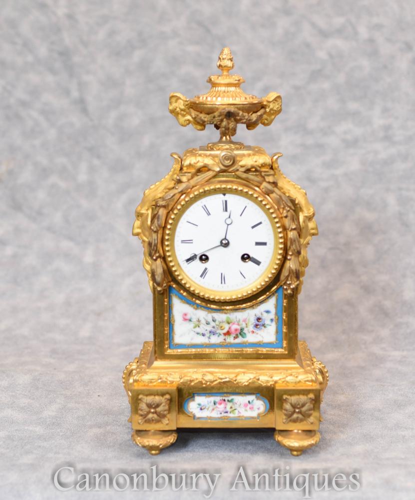 French Antique Gilt Clocks