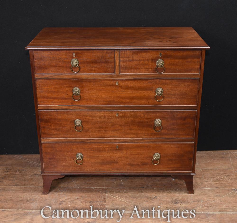 George III Antique Chest of Drawers Circa 1780