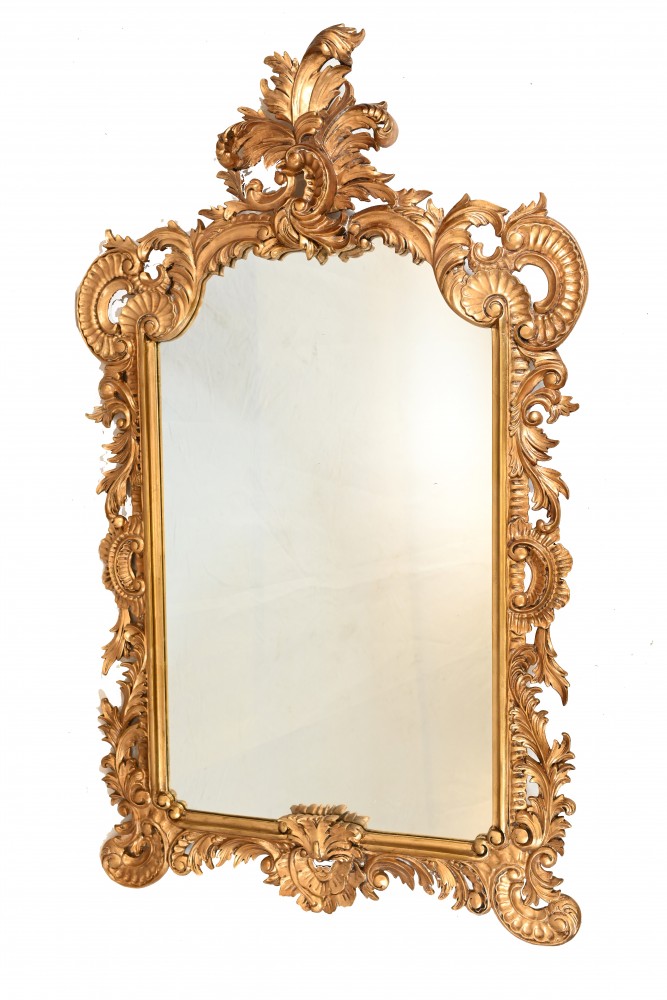 Italian Gilt Pier Mirror Rococo Wall Mirrors