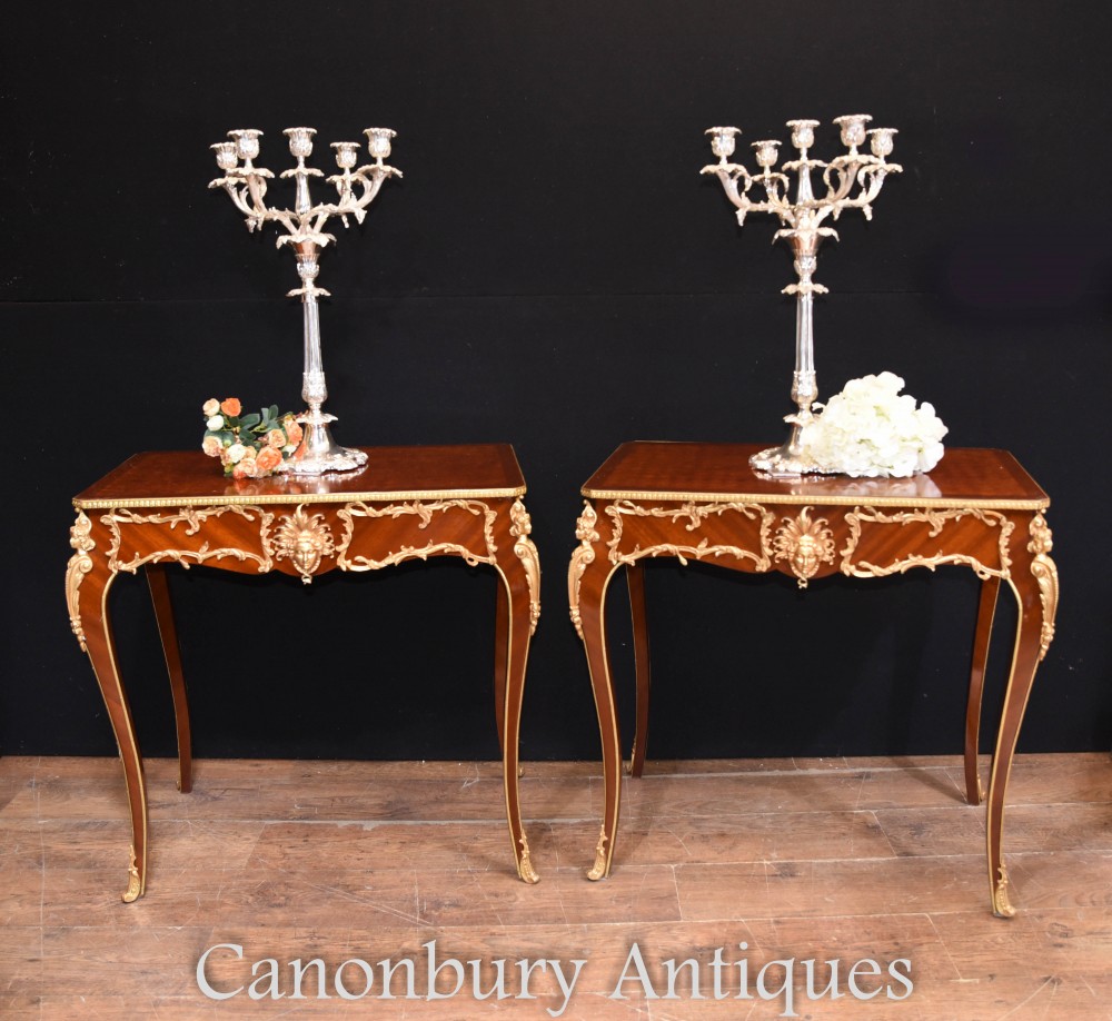 Antique French side tables