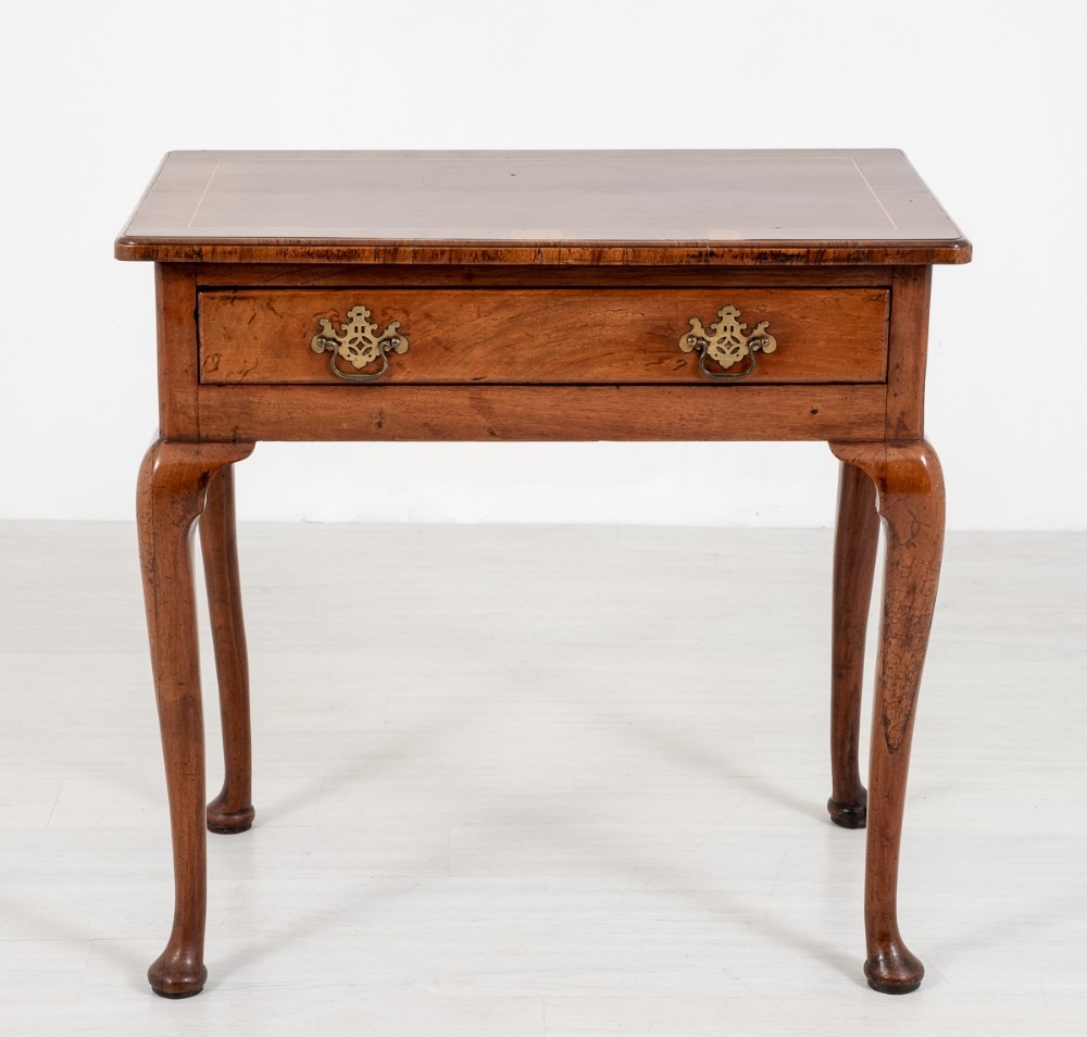 Queen Anne Lowboy Mahogany Side Table