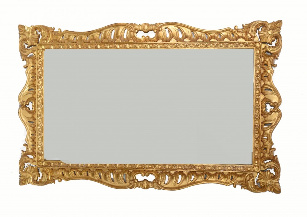 Regency Mirror Gilt Overmantle Mirrors Rococo