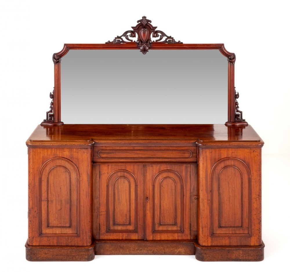 Victorian Mahogany Sideboard Antique Server 1860