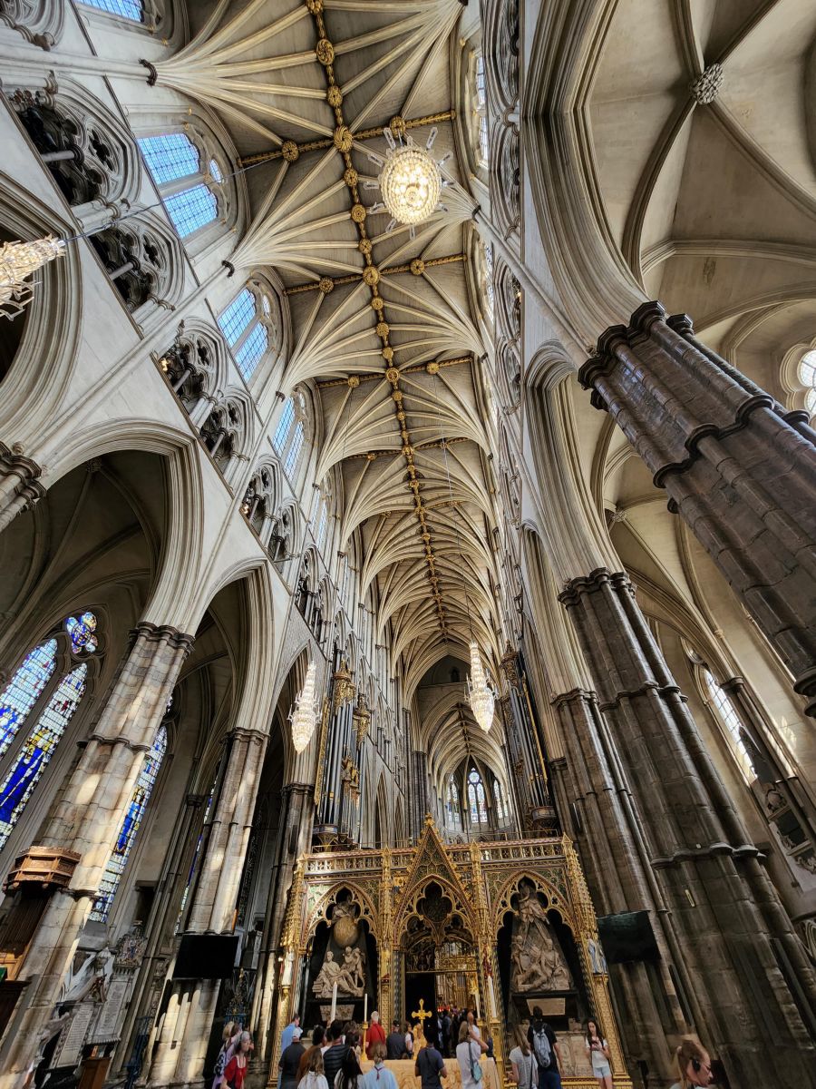 The vaulted lofty heights...