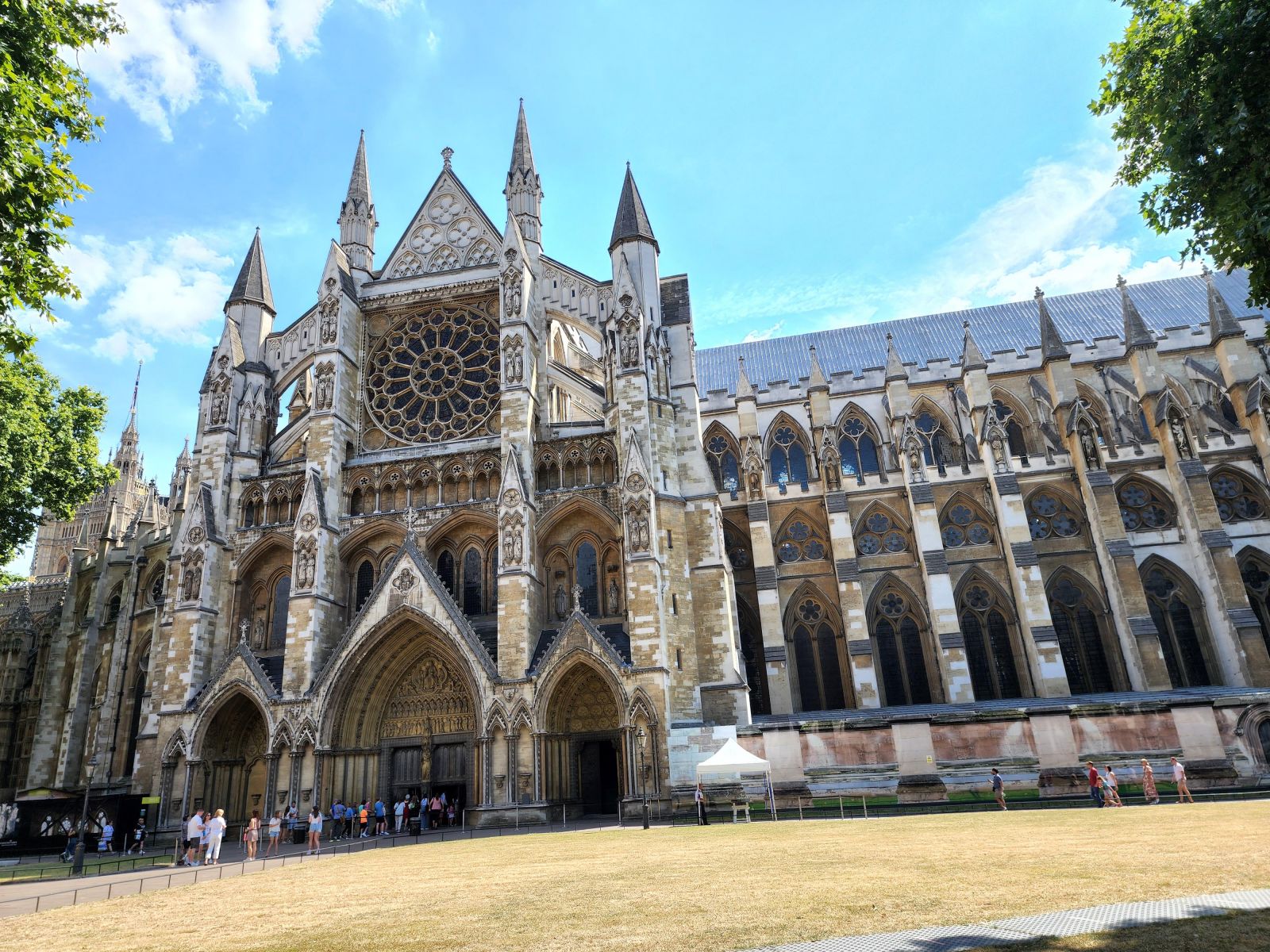 Exterior shot Westminster Abbey