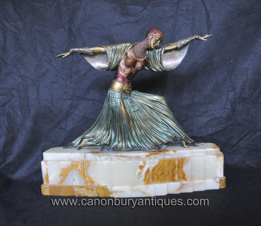 Art Deco Bronze Thais Dancer by Chiparus