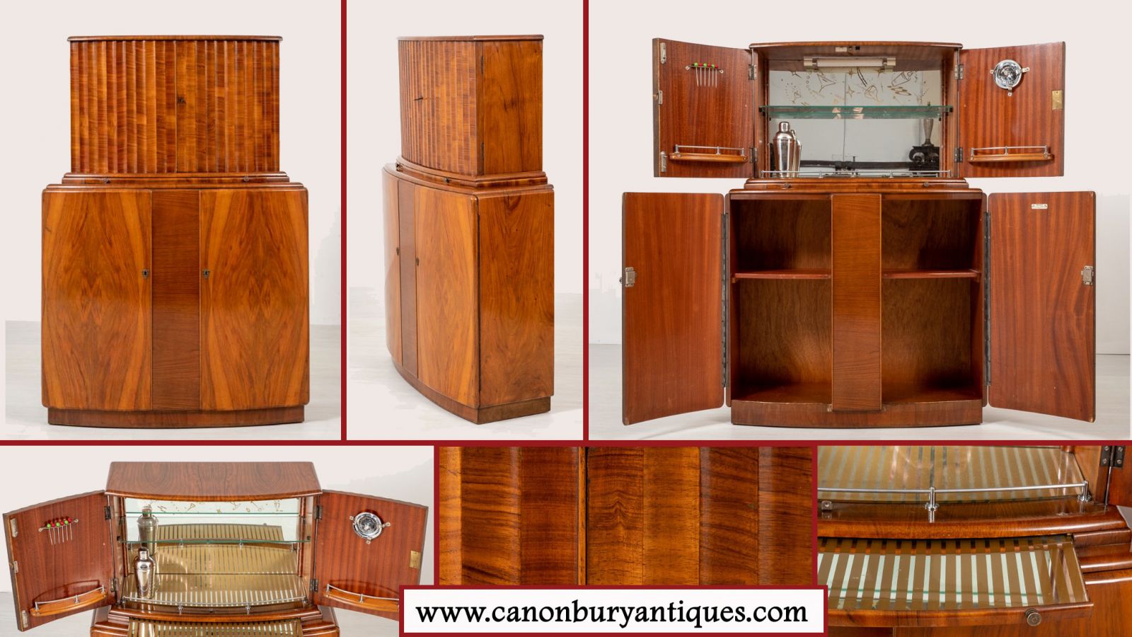 Vintage art deco drinks cabinet