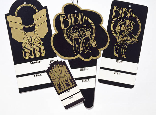 Biba price tags - and more art deco references