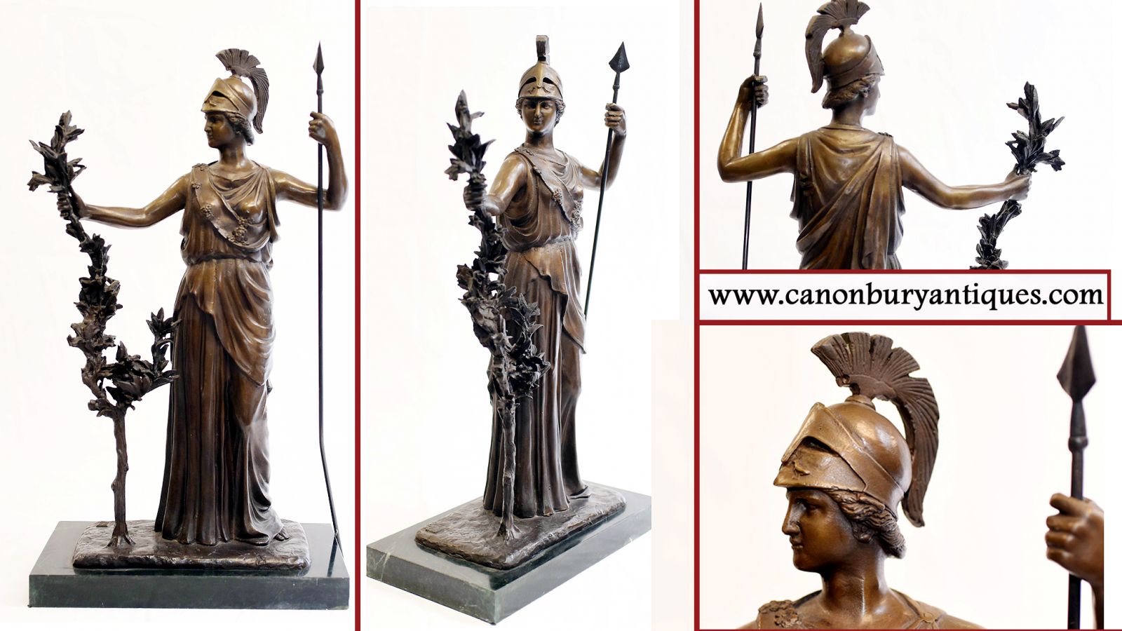 Bronze Statue Britannia - Roman Goddess Britain