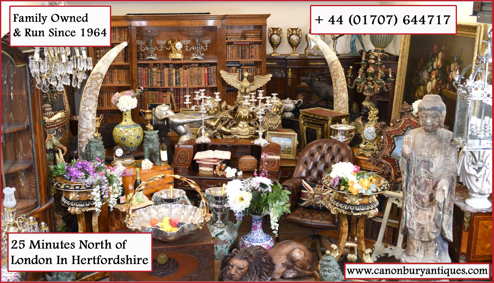 Regent Antiques at our North London showroom