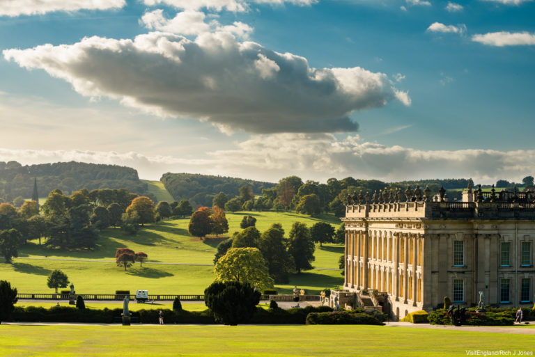 Chatsworth House gardens by Capability Brown