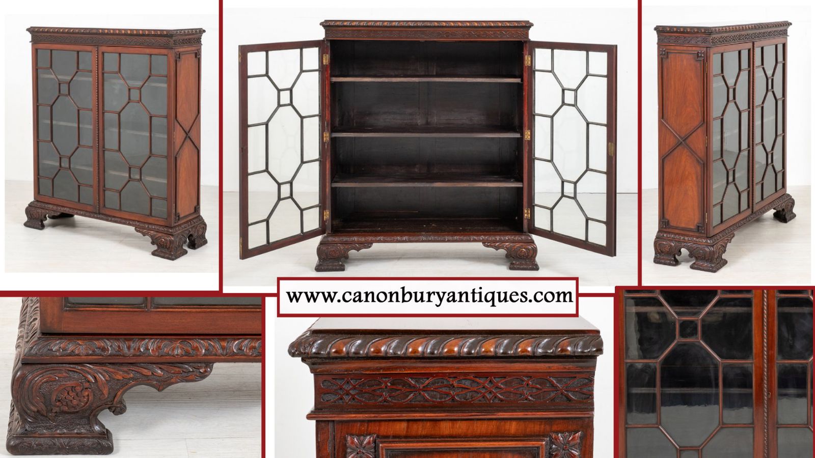 Chippendale bookcase antique furniture