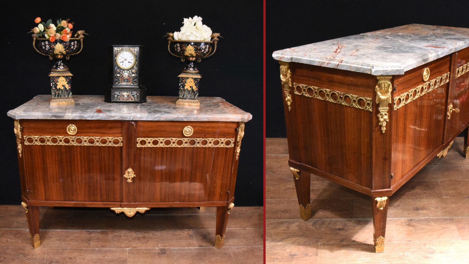 Empire Commode in Rosewood French Chest of Drawers