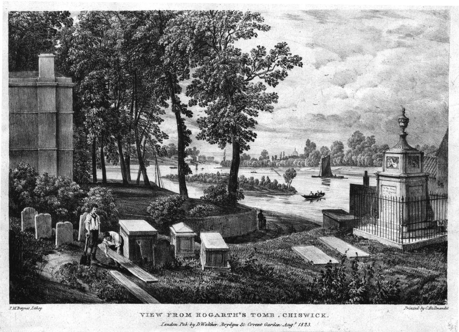 Hogarth s Tomb in 1823 