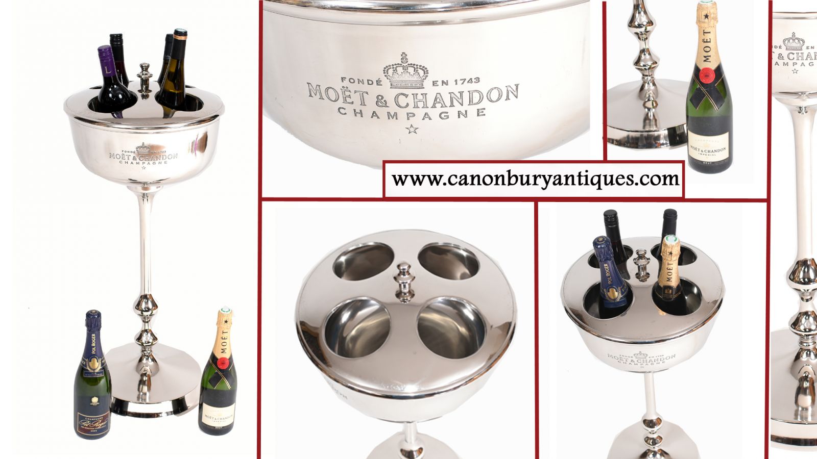 Silver plate champagne bucket