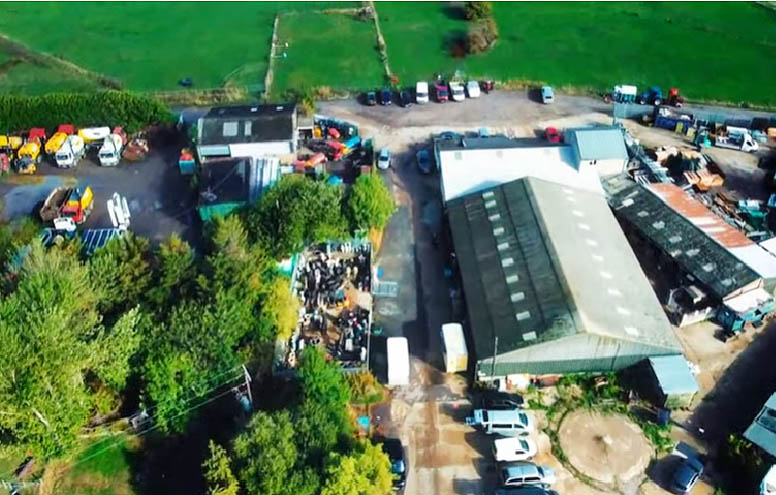 Nice - we also got a good drone shot of our Canonbury Antiques warehouse from the footage!