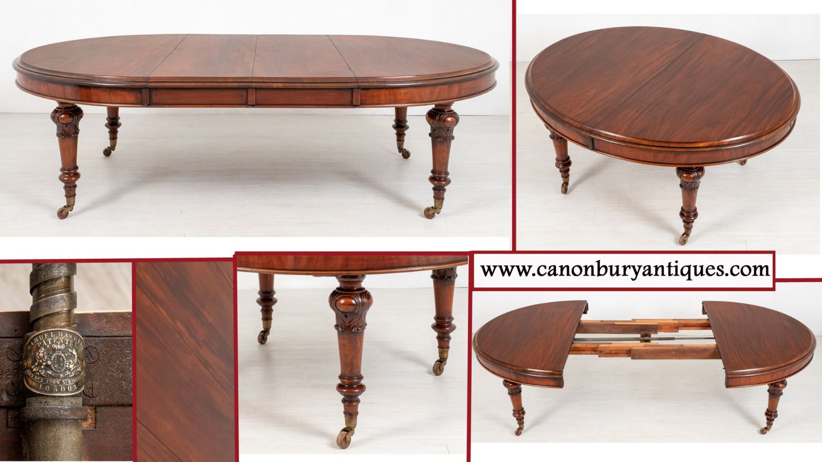 Extending Victorian Dining Table