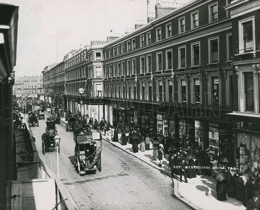 Westbourne Grove in the 1800s