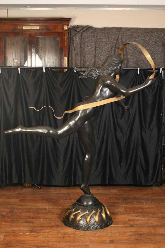 Paul Manship bronze lady - classic art nouveau bronze