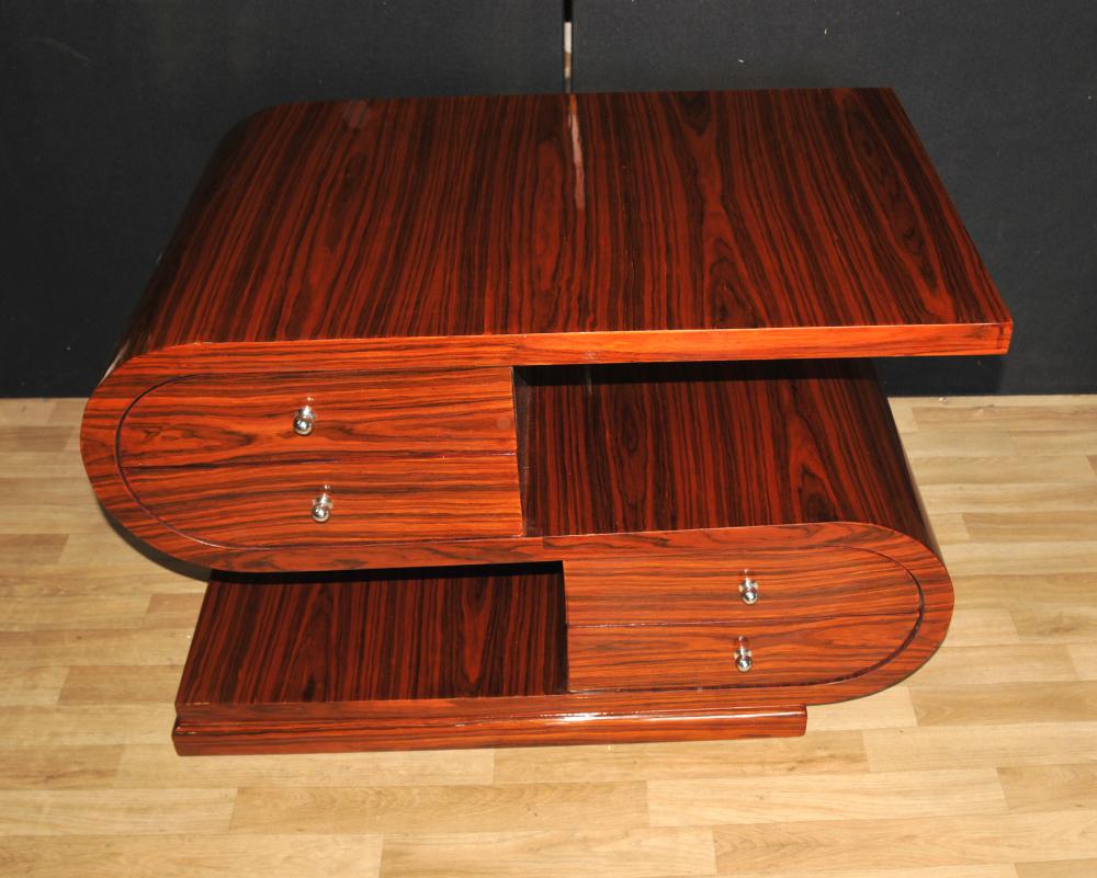 Art Deco S Shape Coffee Table Rosewood Modernist Furniture