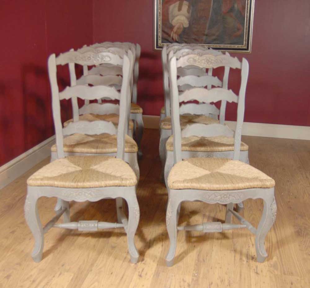 English Farmhouse Painted Ladderback Chair &amp; Kitchen 