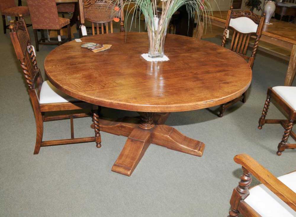 french country round kitchen table