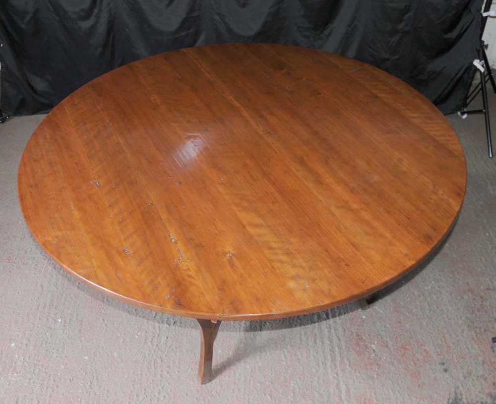 big cherry wood kitchen table