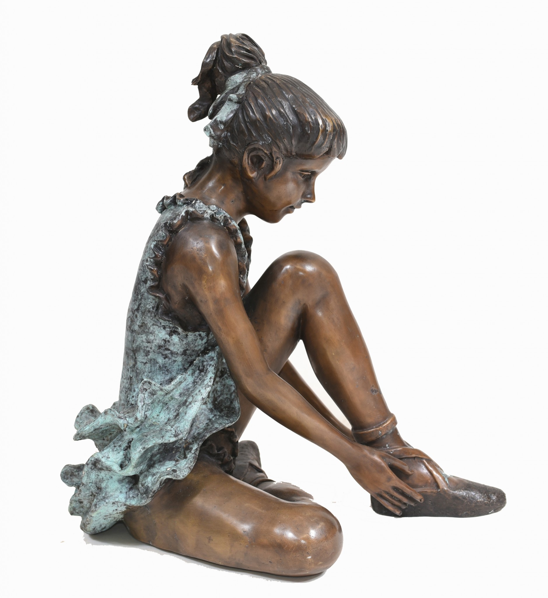 Bare gør modstand desinfektionsmiddel Bronze Ballerina Statue Ballet Dancer Girl Degas