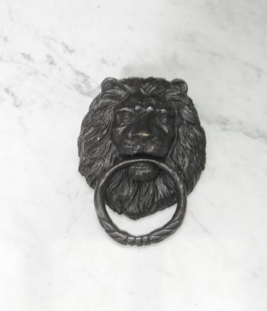 Bronze Lions Head Door Knocker Casting Lion