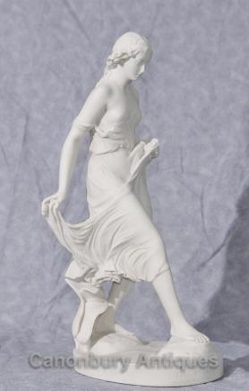  Classical Italian Stone Stepping Stone Maiden Statue Art
