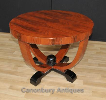 Art Deco Side Table Cocktail Tables Mahogany Furniture