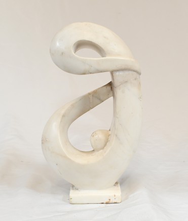 Abstract Sculpture Marble Figurine Modernist Art