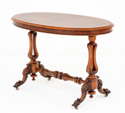 Antique Centre Table - Victorian Walnut 1860